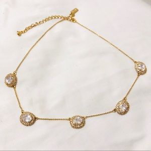 Kate spade gold diamond choker